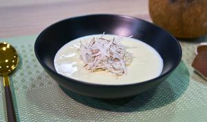 Yogurt casero de coco 